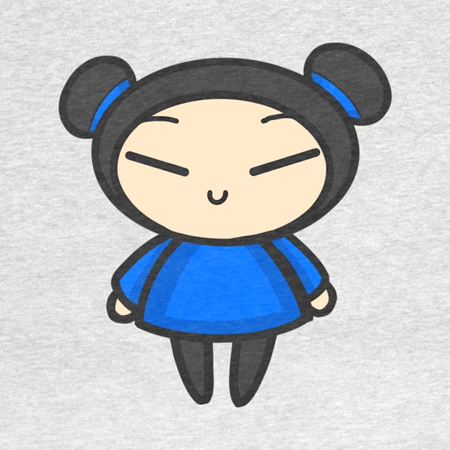 Blue Pucca by aishiiart